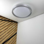 LED світильник smart HELIX VIOLUX круг 60W 3000-6000K IP20 срібний 220255