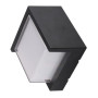 Світильник сад-парк. настінний Horoz, SUGA-12/SC,12W, Чорний, IP65 , 076-020-0012