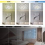 Люстра LED SMART ESLLSE TWIST ICE 165 Вт SMART 595x595x110 мм БІЛА 10584