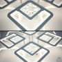 Люстра LED SMART ESLLSE TWIST ICE 165 Вт SMART 595x595x110 мм БІЛА 10584