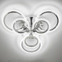 Люстра LED  LUMINARIA LILY RGB 90W 7R APP,3000-6500+RGB, 220V IP20 з пультом,хром