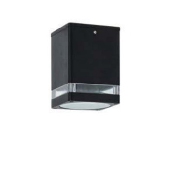 Світильник GTV фасадний RIVEN, GU10, max 35W, IP54, ЧОРНИЙ квадрат OS-RIV102KWG-30