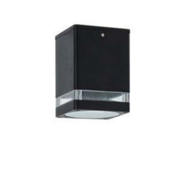 Світильник GTV фасадний RIVEN, GU10, max 35W, IP54, ЧОРНИЙ квадрат OS-RIV102KWG-30