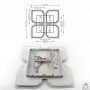 Люстра LED SMART ESLLSE AERO 70W 4F-455x455x57-WHITE-220-IP20 10457
