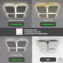 Люстра LED SMART ESLLSE AERO 70W 4F-455x455x57-WHITE-220-IP20 10457