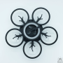 Люстра LED SMART ESLLSE KALYNA 80W 6R 550x105-Black-230-IP20 10639