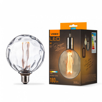 Лампа LED Videx  Filament 4W E27 1800K VL-DI-G125FC1980 (484404)