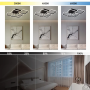 Люстра LED SMART ESLLSE OVAL 75W 6S 810x600x175 10596