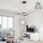 Люстра LED SMART ESLLSE STELLA 64W,IP20,3000-6500K,чорно білий,10034.