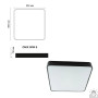 Люстра LED SMART ESLLSE ONIX 90W,IP20,3000-6500,чорний 10486