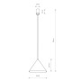 Підвісний світильник Nowodvorski 8002 Zenith GU10 1x35W IP20 Wh