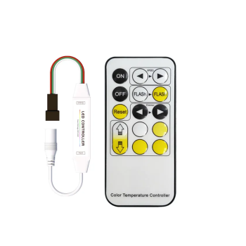 Контролер Prolum SPI CCT:W+WW RF 15 кнопок max. 2048px 402049