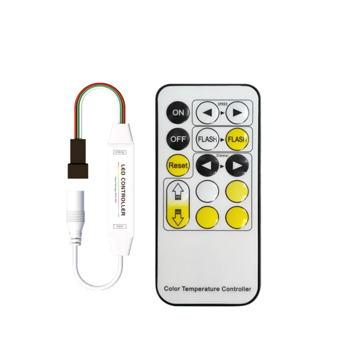 Контролер Prolum SPI CCT:W+WW RF 15 кнопок max. 2048px 402049
