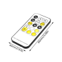 Контролер Prolum SPI CCT:W+WW RF 15 кнопок max. 2048px 402049