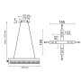 Люстра LED SMART ESLLSE STELLA ICE 80W,IP20,3000,6000,10122.