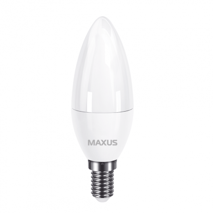 Лампа світлодіодна Maxus C37  7W 3000K 220V E14  1-LED-733