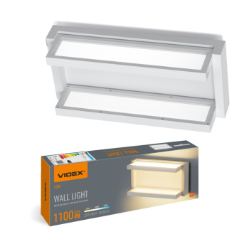 LED світильник настінний з сенсором VIDEX WL01 12W 2800K-4000K-6000K White VL-WL01-12CSW (487740)