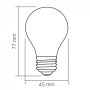 Лампа LED Videx  Filament 4W E27 G45 3000K Porcelain dimmable VL-DG45MO (484480)