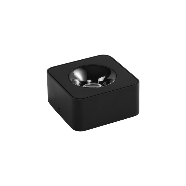 LED світильник ДББ SIDNEY-S чорний VIOLUX квадрат 10W 4000K IP20 330451