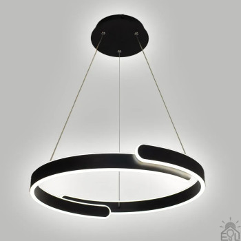 Люстра LED SMART ESLLSE HIPPO 90W,IP20,3000-6500K,чорний 10540
