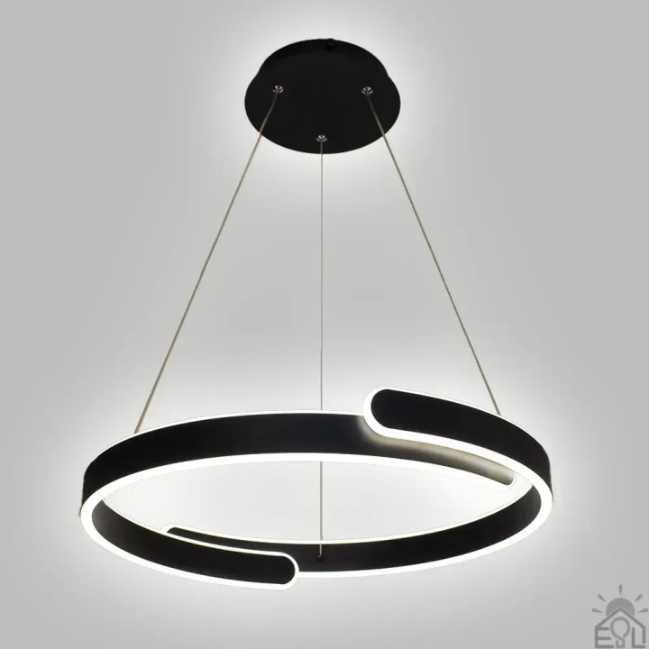 Люстра LED SMART ESLLSE HIPPO 90W,IP20,3000-6500K,чорний 10540