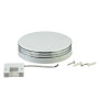 Світильник світлодіодний накладний AVT-ROUND-24W-SILVER IP40 5000K PURE WHITE 1020694,  #491/1