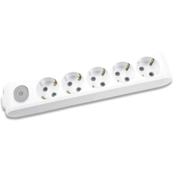 Колодка 5-а з/з з шторками та вимикачем , сіра Panasonic X-tendia WLTA04502GR-UA