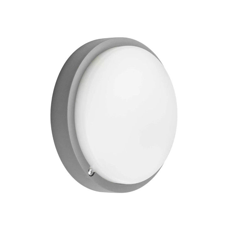 LED світильник ДББ ATOM UA MW sensor сірий VIOLUX 12W 5000K IP54 243362