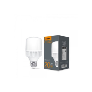 Лампа світлодіодна Videx A65, 20W, E27, 5000K, 1800Lm, 220V VL-A65-20275   (298061)