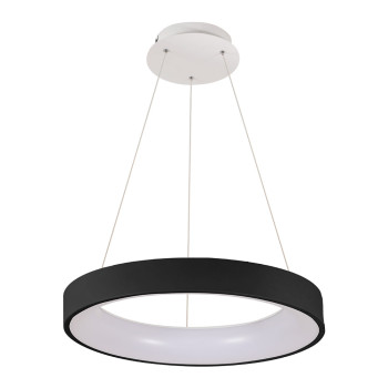 Світльник світлодіодний Velmax V-PL-VERONA-R, 50W, чорний, 3000-6500K, 3000Lm, пульт ДК, 23-46-12