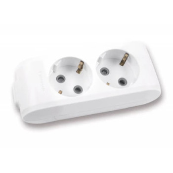 Колодка 2-а з/з з шторками , сіра Panasonic X-tendia WLTB04202GR-UA