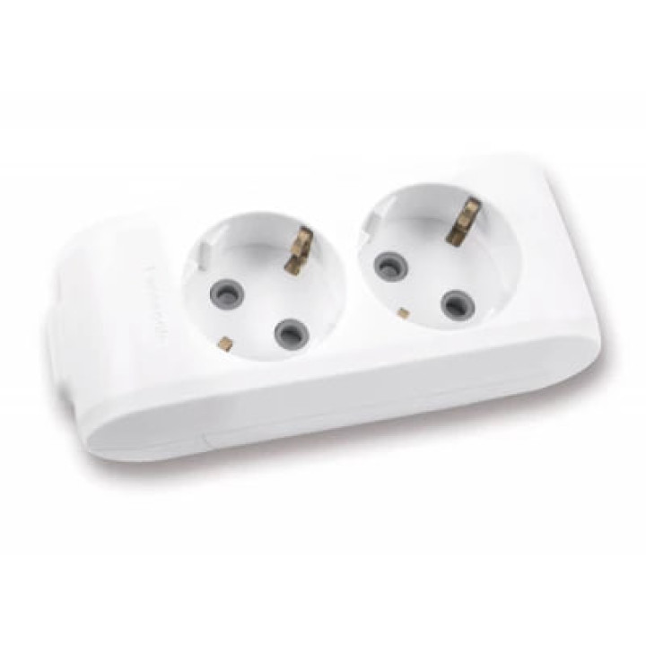 Колодка 2-а з/з з шторками , сіра Panasonic X-tendia WLTB04202GR-UA