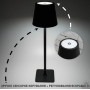 Лампа LED ESLLSE BRIZ 4 Вт з акумулятором 4000 mA Чорна 10455