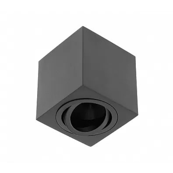 Світильник GTV AVEIRO, алюміній, 80x80х85, IP20, макс 20W, квадрат, чорний OS-AV8085KW1-00