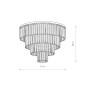 Люстра Nowodvorski 7630 Cristal Е14 12x60W IP20 Bl