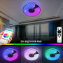 Люстра LED SMART ESLLSE музична SONG R RGB 40 Вт 330x65 мм Біла 10451