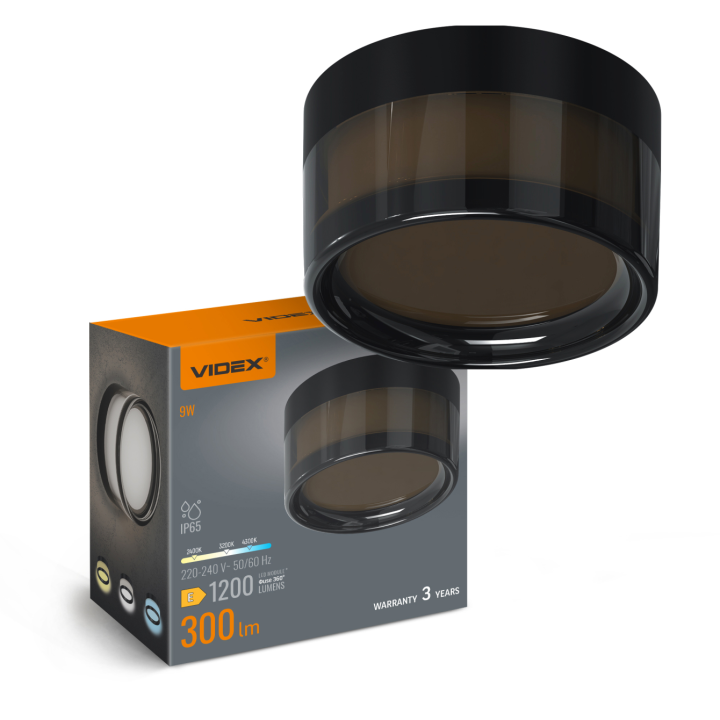Світильник LED Videx VL-BHD01-09CBB 9W Black (487771)