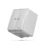 Вимикач зовнішній Videx Binera IP65 , 2кл. з підсвіткою сірий (VF-BNW12L-G) (298962)