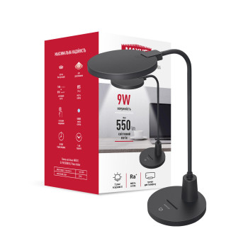 Настільна лампа MAXUS DL 9W 5000K BL Phone holder 1-MDL-9W-BL