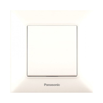 Вимикач 1-й кремовий  Panasonic Arkedia Slim WNTC00012BG-UA