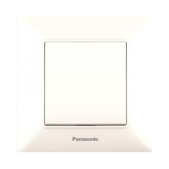 Вимикач 1-й кремовий  Panasonic Arkedia Slim WNTC00012BG-UA