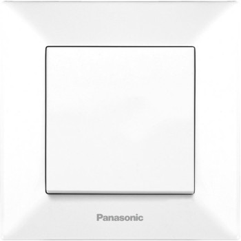 Вимикач 1-й Panasonic Arkedia Slim білий WNTC00012WH-UA