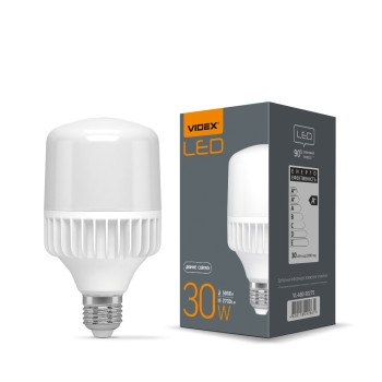 Лампа світлодіодна VIDEX A80 30W 5000K 220V E27 VL-A80-30275, (292861)