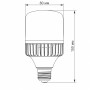 Лампа світлодіодна VIDEX A80 30W 5000K 220V E27 VL-A80-30275, (292861)