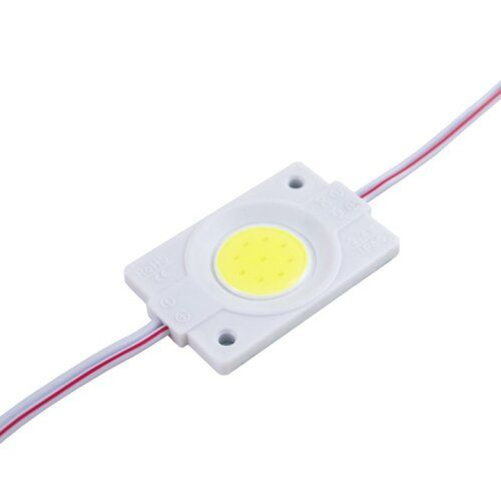Модуль світлодіодний Biom BRT COB 2,4W круглий 6500K, 12V, IP65 жовтий