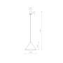 Підвісний світильник Nowodvorski 10879 Zenith M GU10 1x20W IP20 Umbra Gray