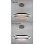 Люстра LED SMART ESLLSE STELLA 96W ,IP20,3000-6500K,сірий, 10306.