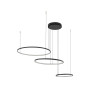 Підвісний світильник Nowodvorski 10817 Circolo LED 3x45W 3000K 1600Lm IP20 Bl