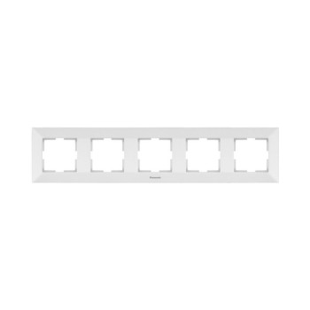 Рамка 5-а Panasonic Arkedia Slim біла WNTF08052WH-UA