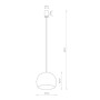 Підвісний світильник Nowodvorski 10334 Candy I Zwis GU10 1x35W IP20 Bl